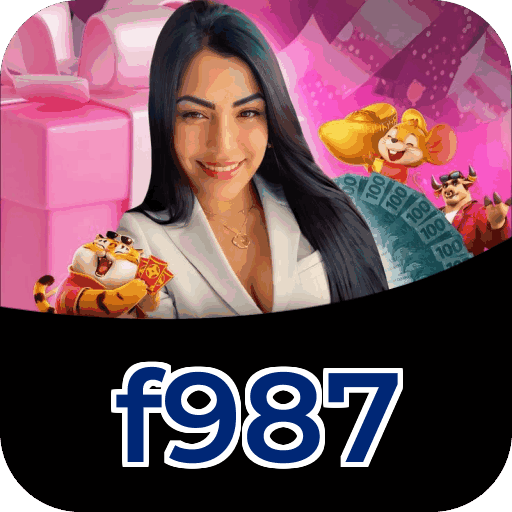 Interface do aplicativo f987 mostrando jogos disponíveis no iOS e Android